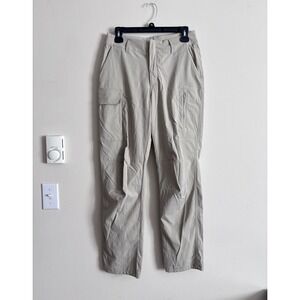 Athleta Trekkie Utility Cargo Pants Size 6 Beige Outdoor Athleisure Casual